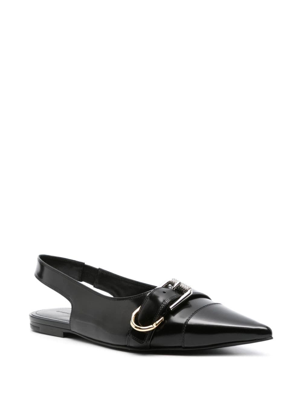 Givenchy VOYOU LEATHER SLINGBACK FLATS Size US 8 / IT 38 - 4 Thumbnail