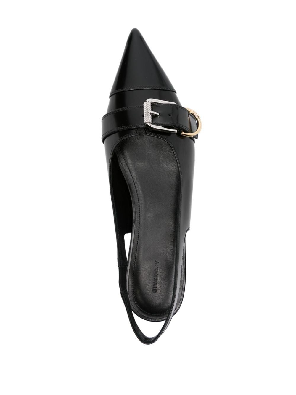 Givenchy VOYOU LEATHER SLINGBACK FLATS Size US 8 / IT 38 - 2 Thumbnail