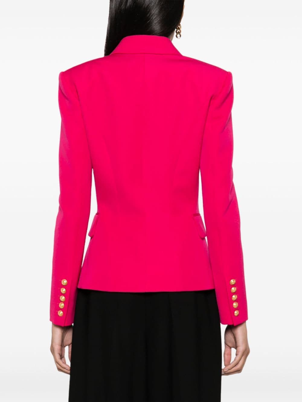 Balmain DOUBLE-BREASTED WOOL BLAZER Size S / US 4 / IT 40 - 5 Thumbnail