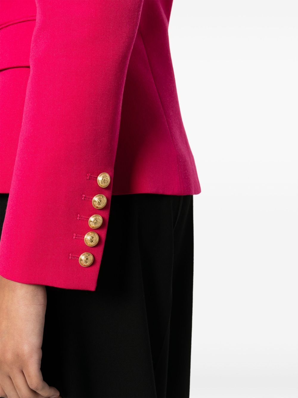 Balmain DOUBLE-BREASTED WOOL BLAZER Size S / US 4 / IT 40 - 4 Thumbnail