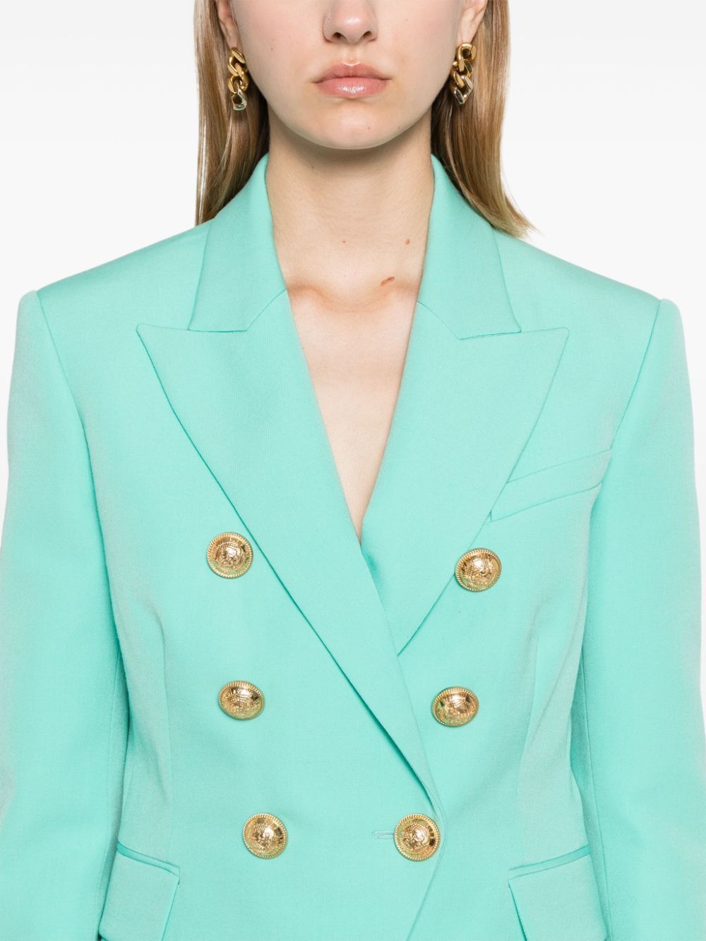 Balmain WOOL DOUBLE-BREASTED JACKET Size S / US 4 / IT 40 - 5 Thumbnail