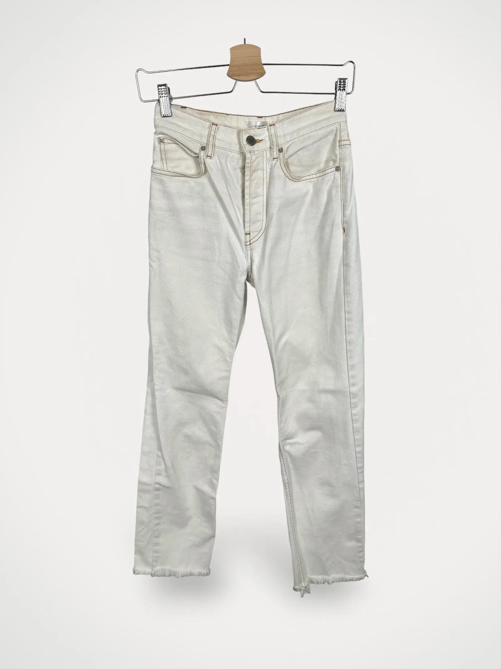 Anine Bing Anine Bing Constrast Stitch Jeans Size 24" / US 00 / IT 34 - 2 Thumbnail