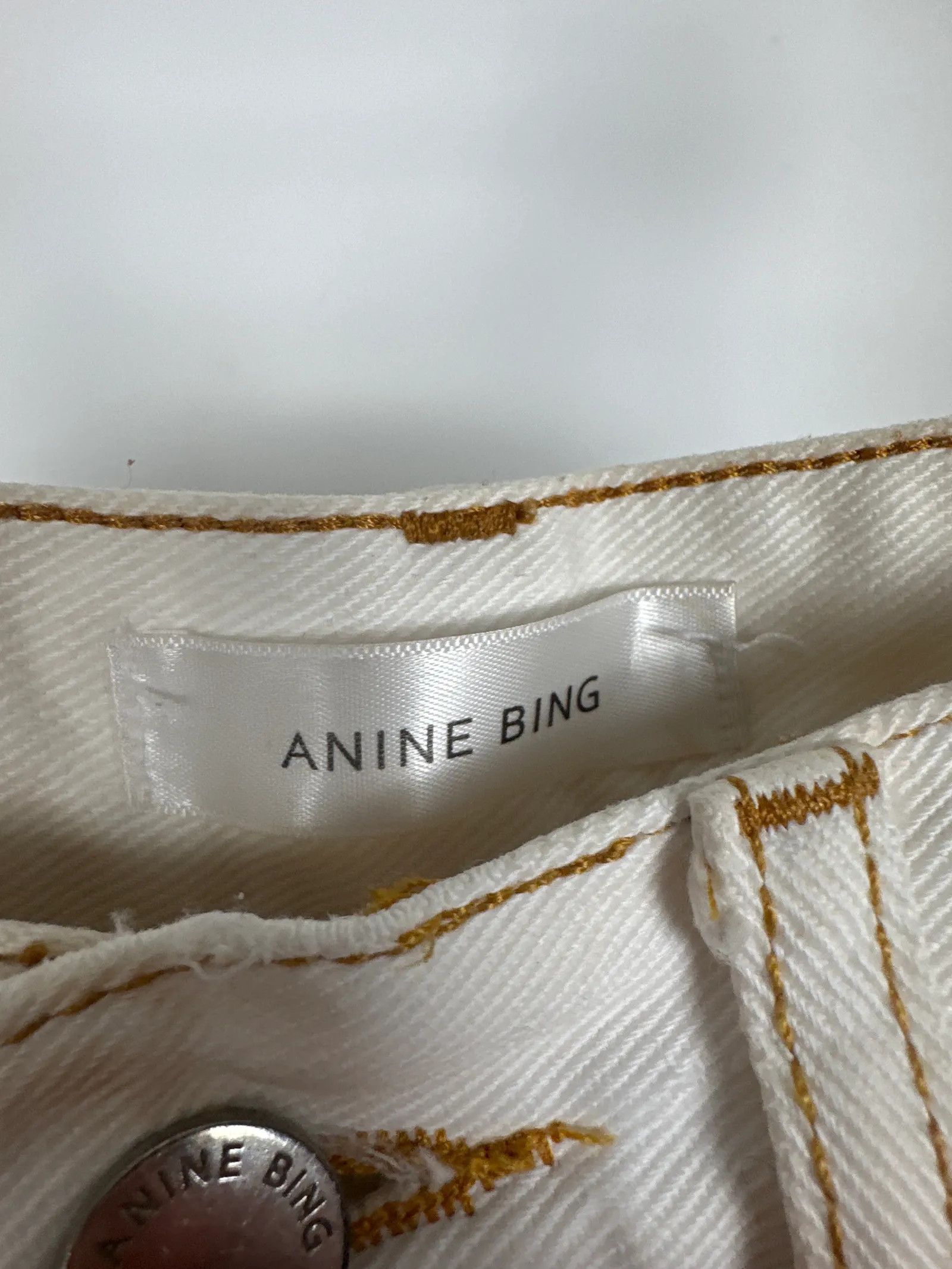 Anine Bing Anine Bing Constrast Stitch Jeans Size 24" / US 00 / IT 34 - 3 Thumbnail