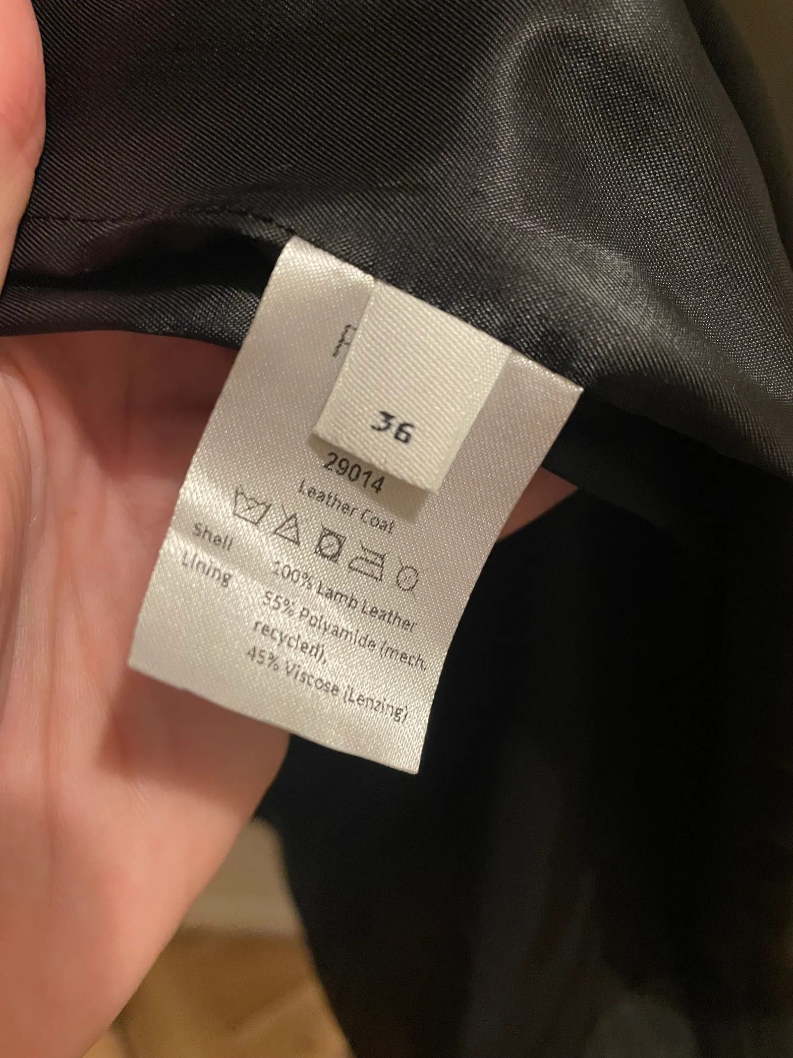 Filippa K Filippa K Leather coat Coat Size XS / US 0-2 / IT 36-38 - 4 Thumbnail