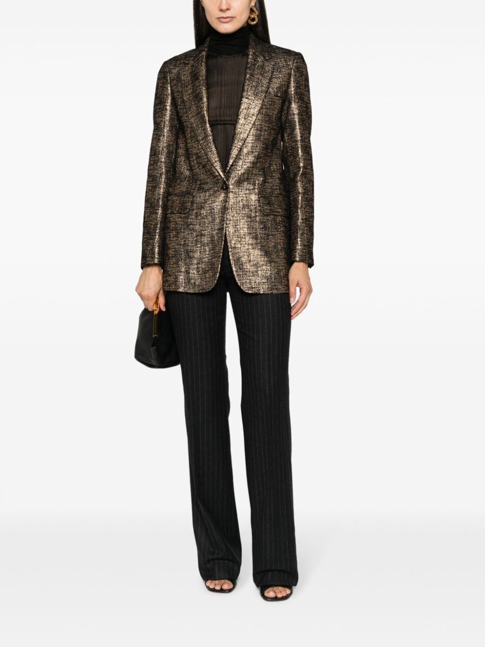 Dries Van Noten SINGLE-BREASTED BLAZER JACKET Size S / US 4 / IT 40 - 2 Thumbnail