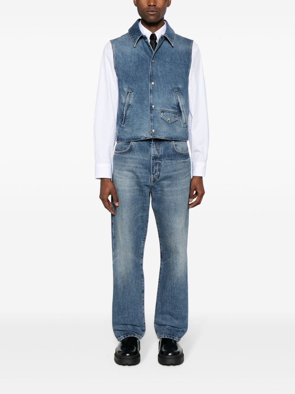 Givenchy DENIM COTTON VEST Size US L / EU 52-54 / 3 - 4 Thumbnail