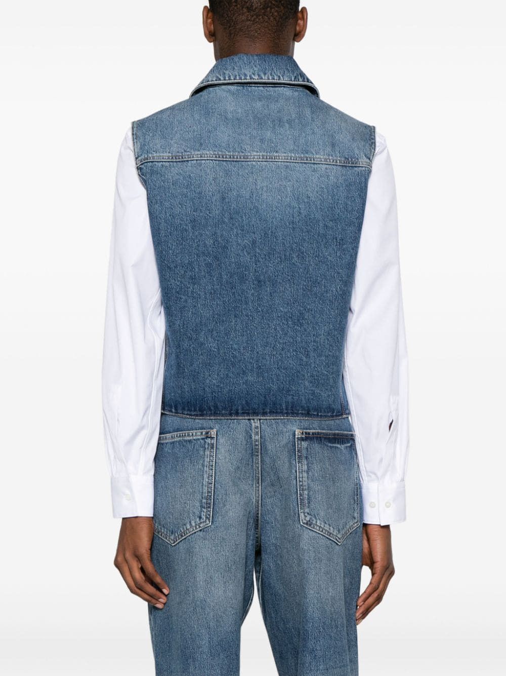 Givenchy DENIM COTTON VEST Size US L / EU 52-54 / 3 - 2 Thumbnail