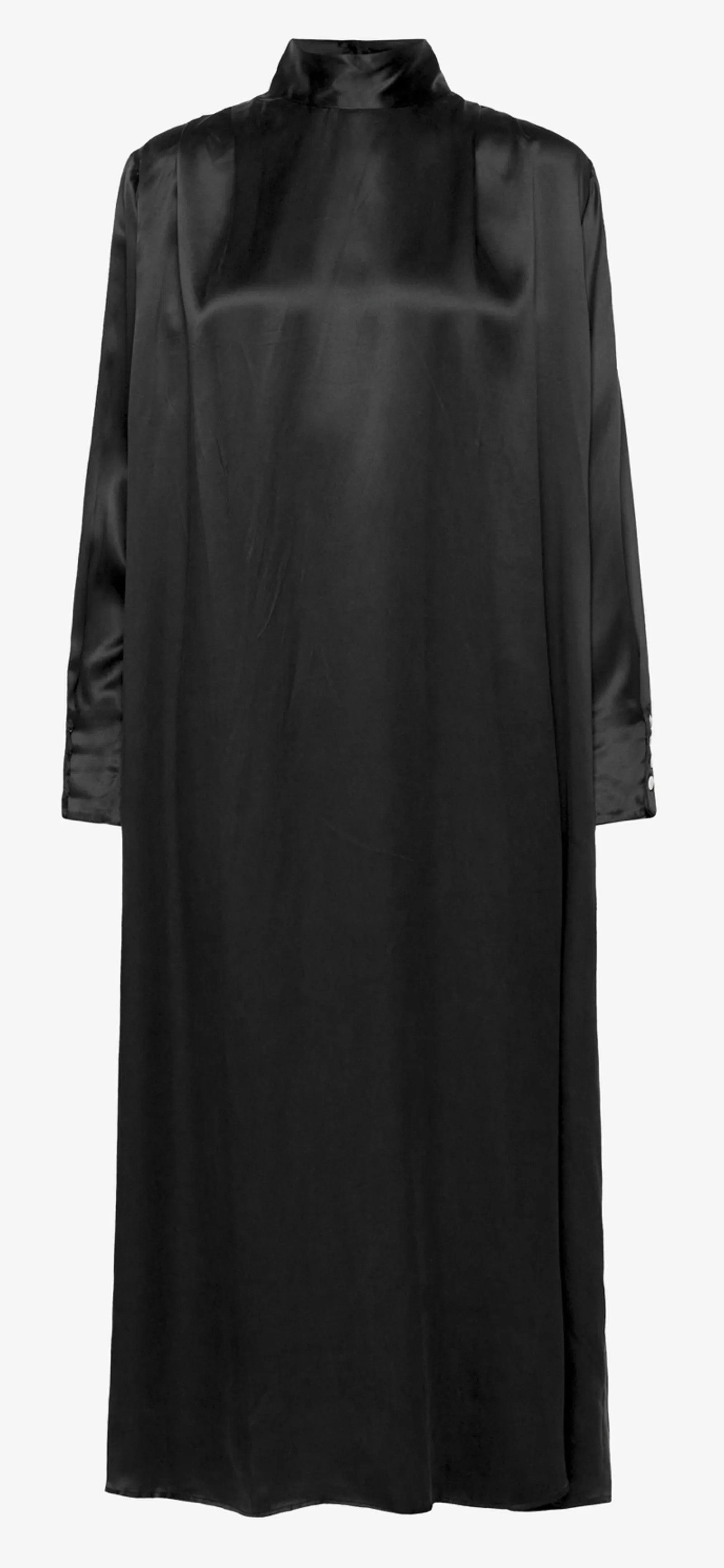 Other House Of Dagmar Sara silk, washed black Dress Size S / US 4 / IT 40 - 4 Thumbnail