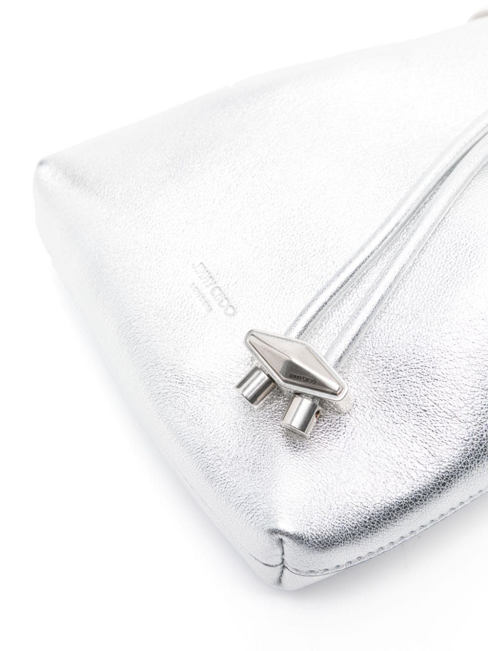 Jimmy Choo BON BON METALLIC LEATHER MINI BUCKET BAG Size ONE SIZE - 3 Thumbnail