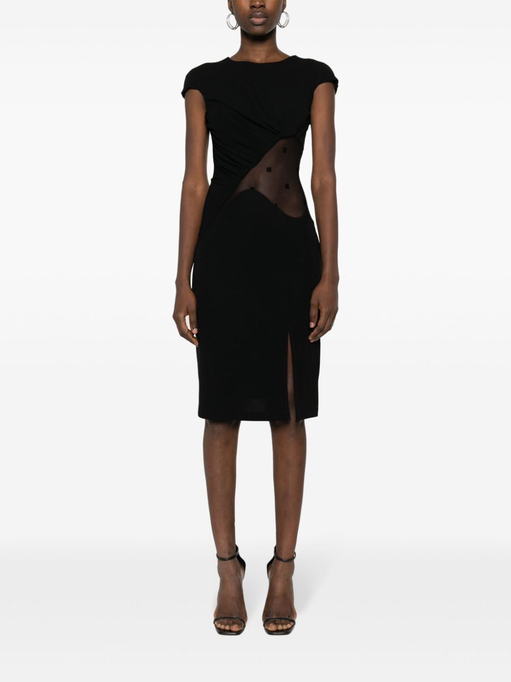 Givenchy LACE CUT-OUT MIDI DRESS Size S / US 4 / IT 40 - 4 Thumbnail