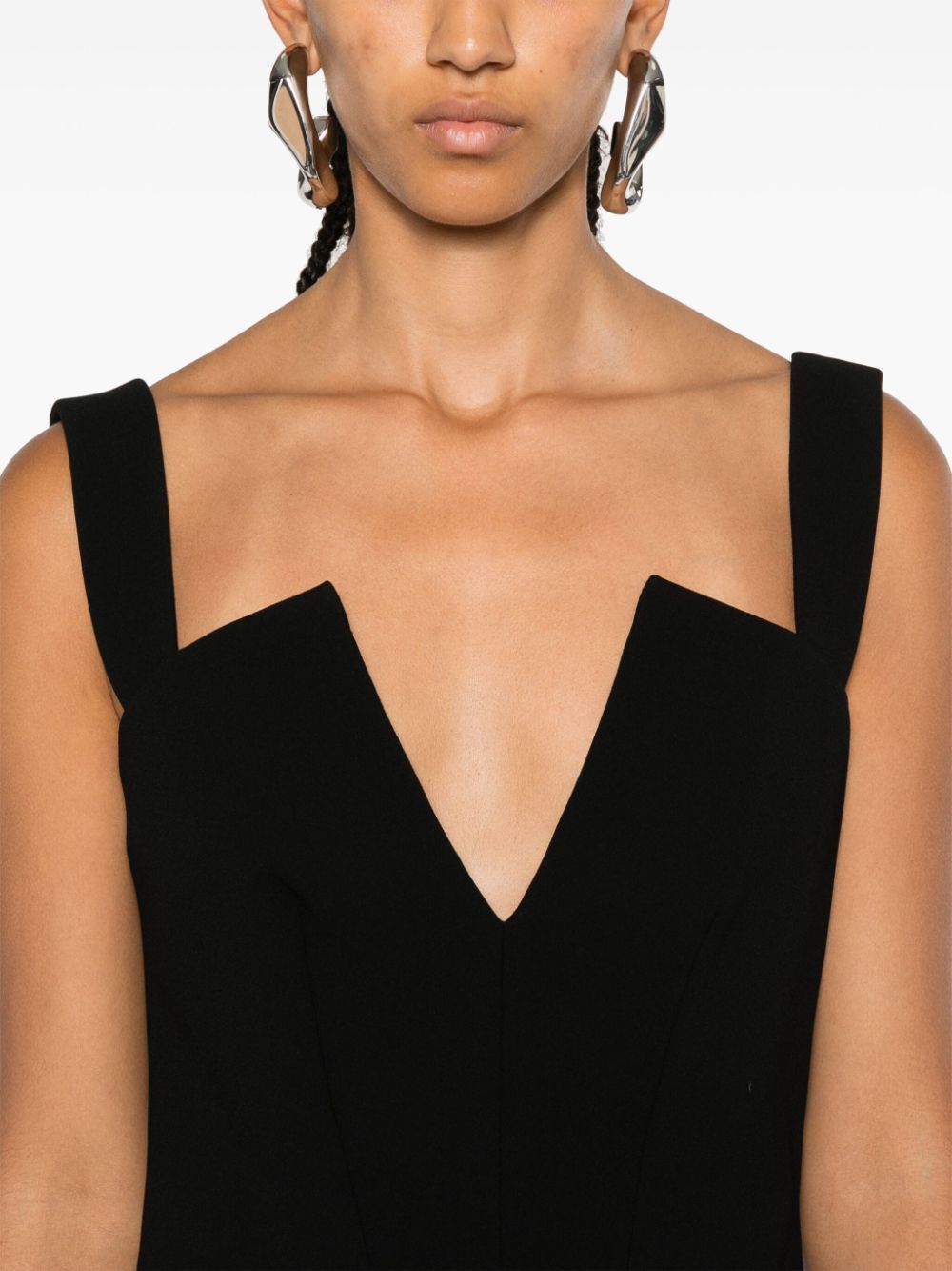 Givenchy V-NECKED MINI DRESS Size S / US 4 / IT 40 - 3 Thumbnail