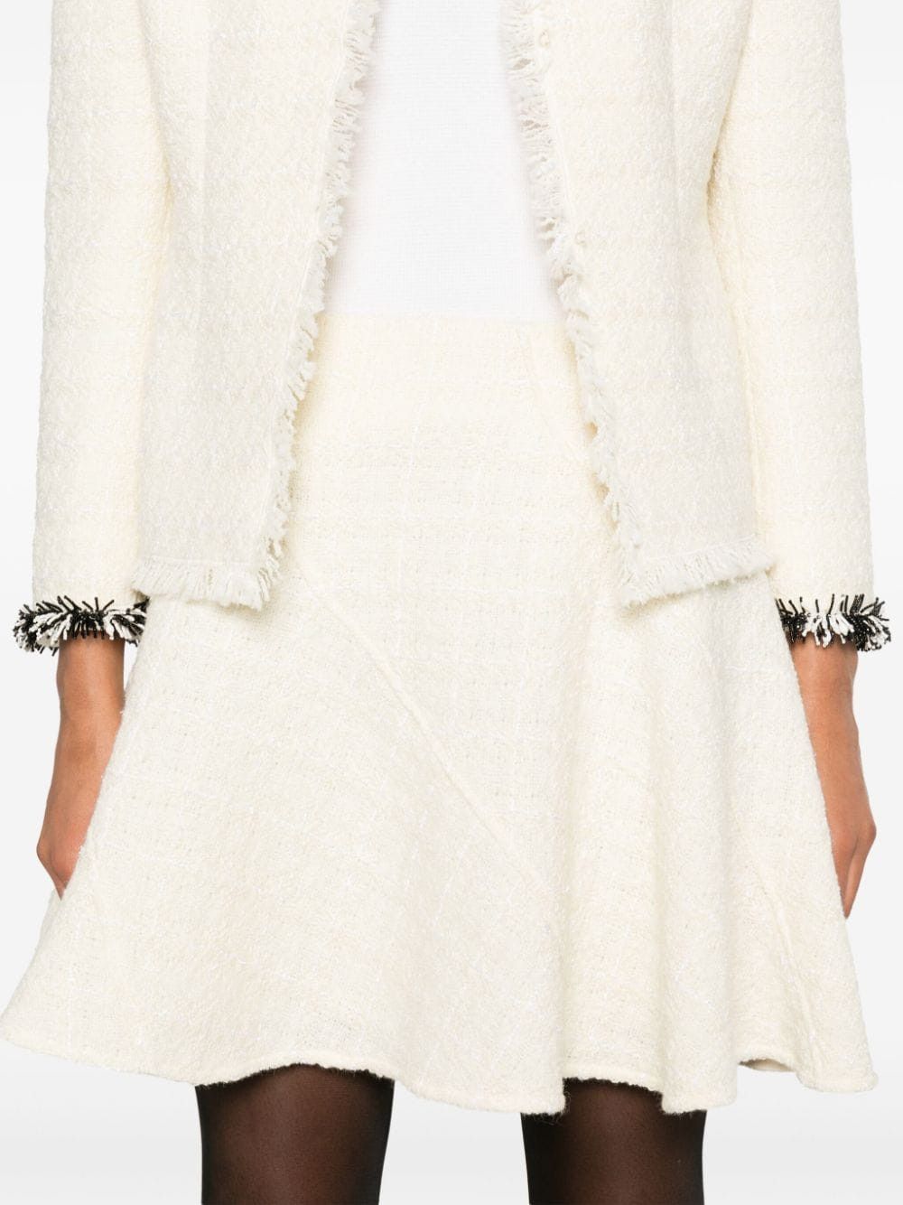 Givenchy WOOL RUFFLED SKIRT Size 27" / US 4 / IT 40 - 2 Thumbnail