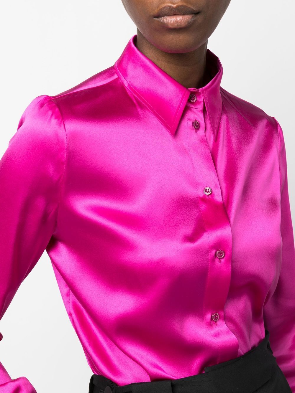 Tom Ford SATIN SHIRT Size S / US 4 / IT 40 - 2 Thumbnail