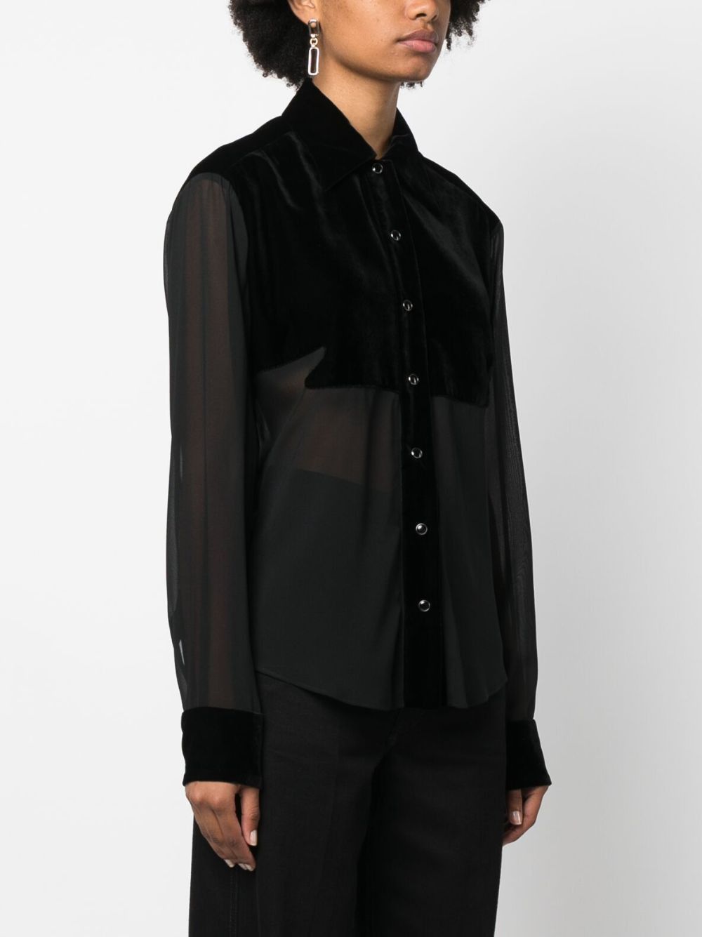 Tom Ford SILK GEORGETTE SHIRT Size S / US 4 / IT 40 - 5 Thumbnail