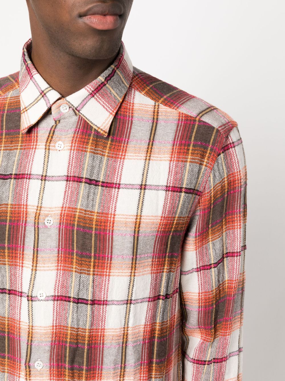 Barena CHECK PRINT COTTON BLEND SHIRT Size US S / EU 44-46 / 1 - 4 Thumbnail