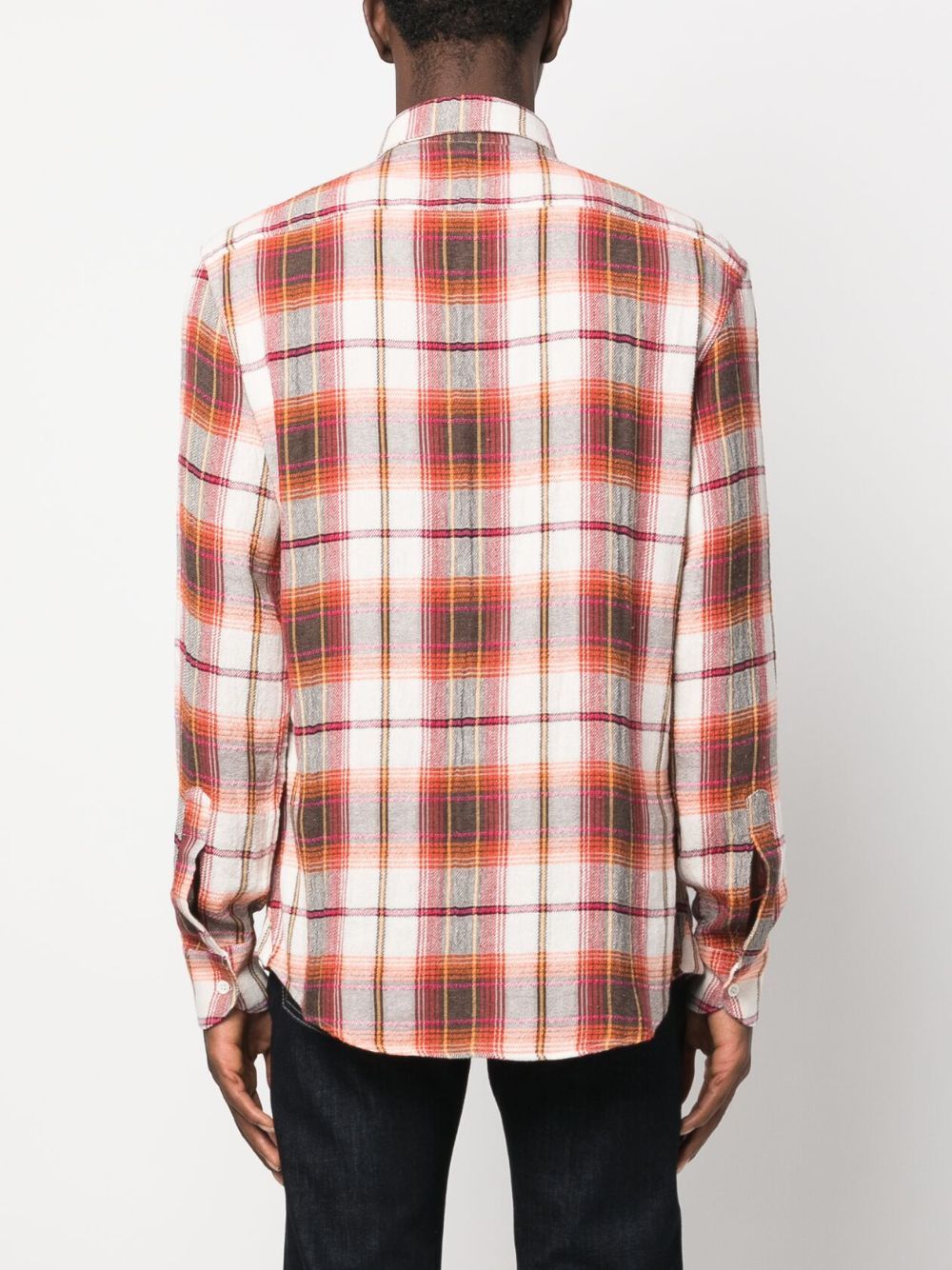 Barena CHECK PRINT COTTON BLEND SHIRT Size US S / EU 44-46 / 1 - 5 Thumbnail