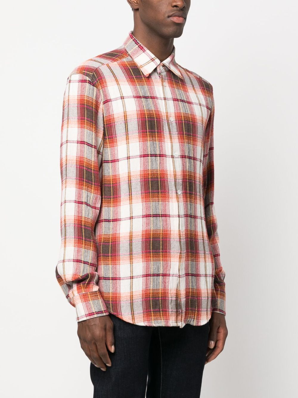 Barena CHECK PRINT COTTON BLEND SHIRT Size US S / EU 44-46 / 1 - 2 Thumbnail