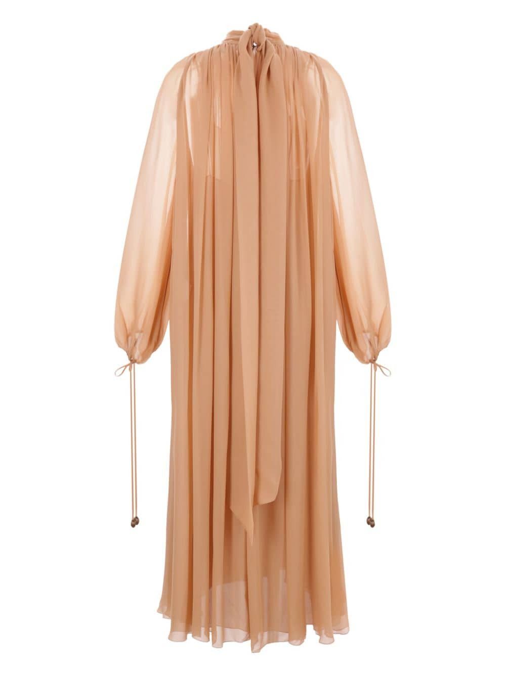 Chloe SILK LONG DRESS Size S / US 4 / IT 40 - 4 Thumbnail