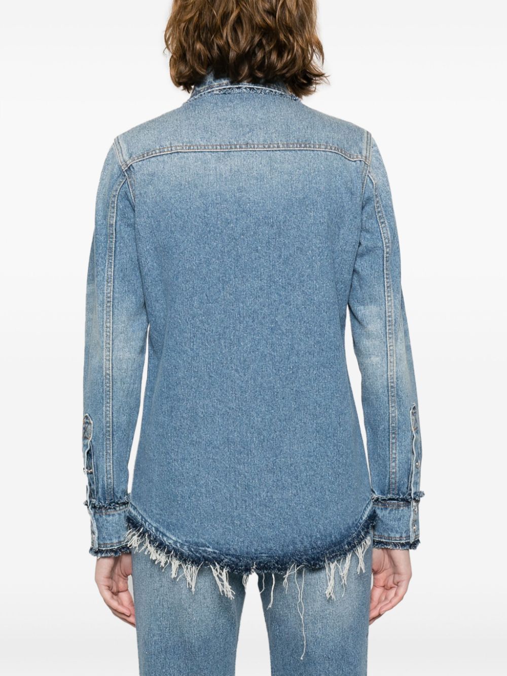 Chloe DENIM COTTON SHIRT Size S / US 4 / IT 40 - 3 Thumbnail