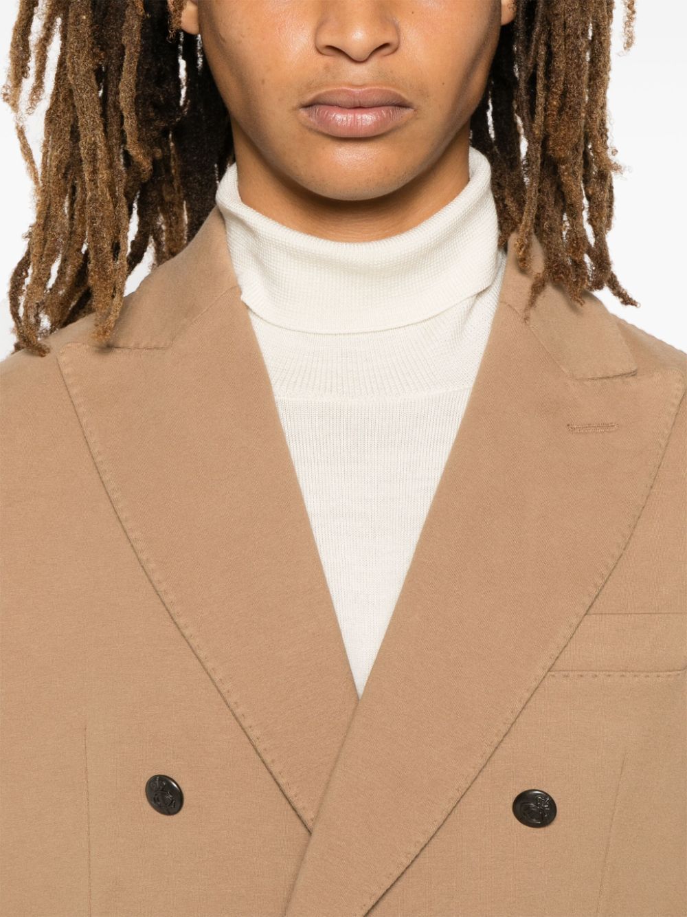 Circolo 1901 COTTON DOUBLE-BREASTED JACKET Size US S / EU 44-46 / 1 - 5 Thumbnail