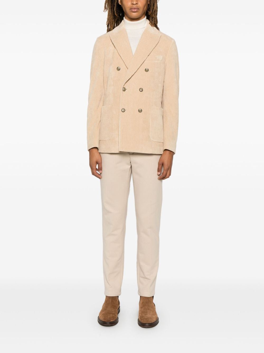 Circolo 1901 CORDUROY DOUBLE-BREASTED JACKET Size US S / EU 44-46 / 1 - 5 Thumbnail