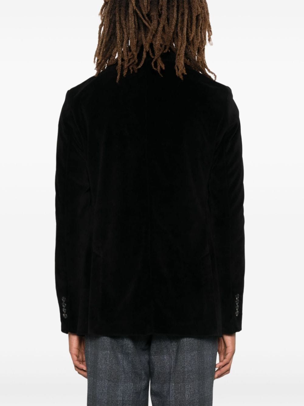 Circolo 1901 VELVET SINGLE-BREASTED JACKET Size US S / EU 44-46 / 1 - 3 Thumbnail