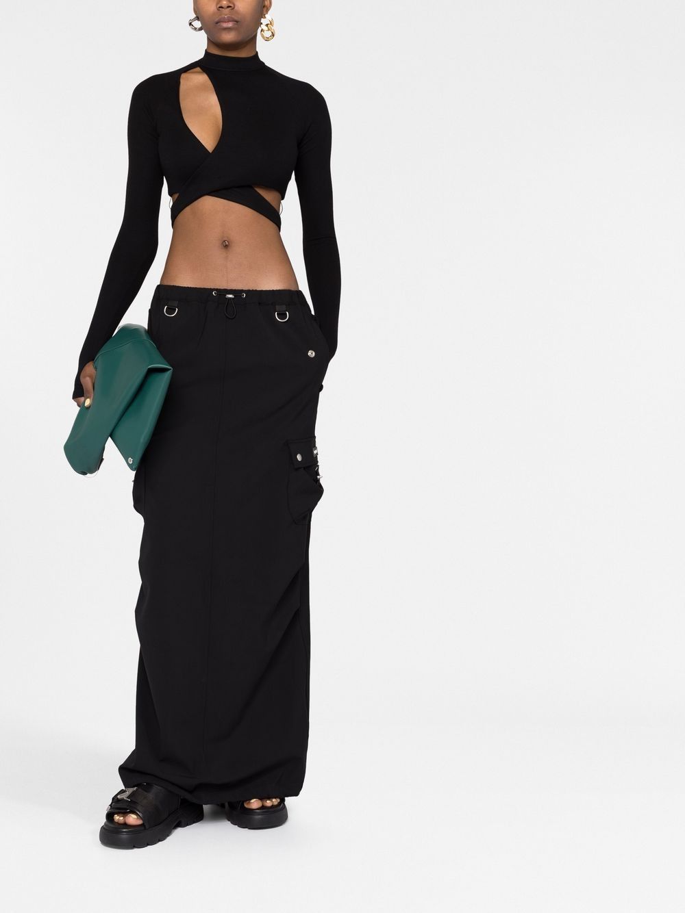 Coperni TAILORED CARGO MAXI SKIRT Size 26" / US 2 / IT 38 - 2 Thumbnail