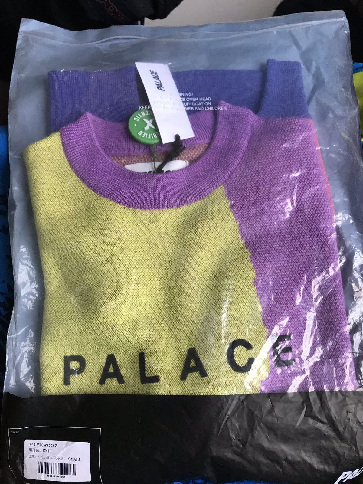 Palace Palace Whirl Knit Sweater Grailed