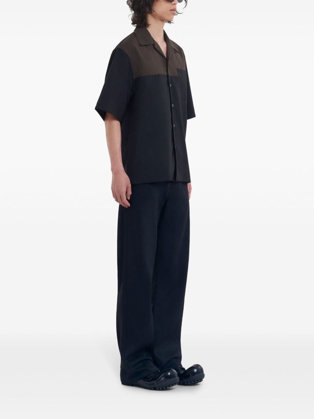 Marni WOOL COLORBLOCK SHIRT Size US S / EU 44-46 / 1 - 4 Thumbnail