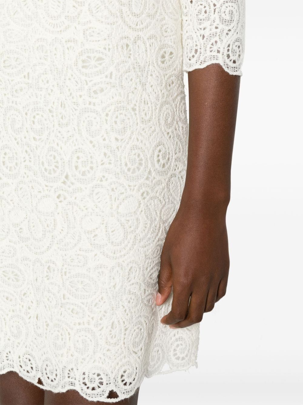 Ermanno Scervino WOOL BLEND SHORT DRESS Size S / US 4 / IT 40 - 3 Thumbnail