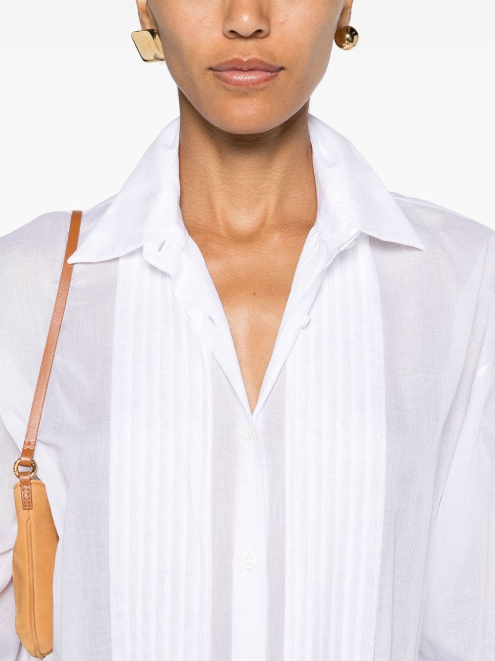 Ermanno Scervino COTTON SHIRT Size S / US 4 / IT 40 - 4 Thumbnail
