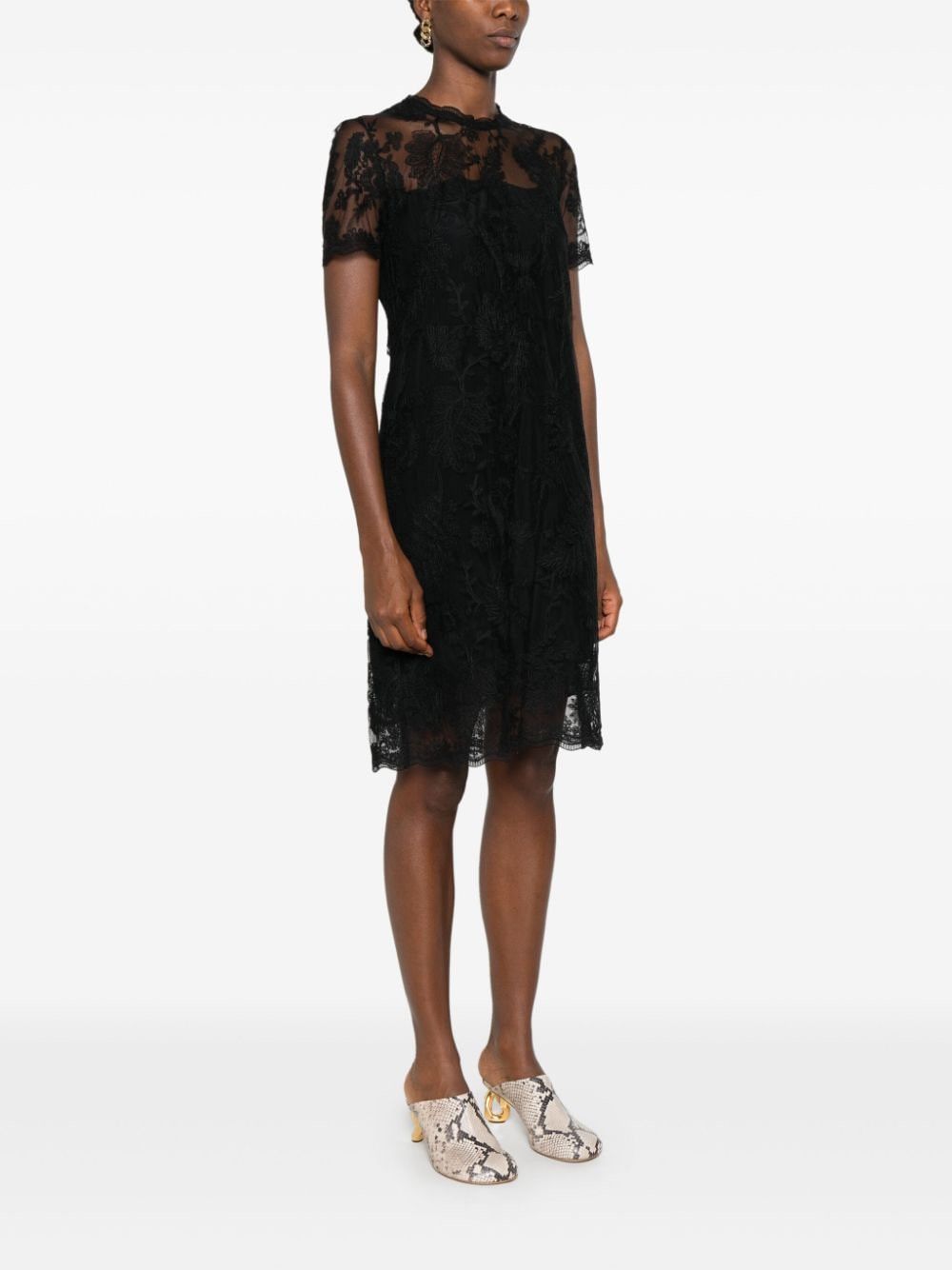 Ermanno Scervino LACE MINI DRESS Size S / US 4 / IT 40 - 2 Thumbnail