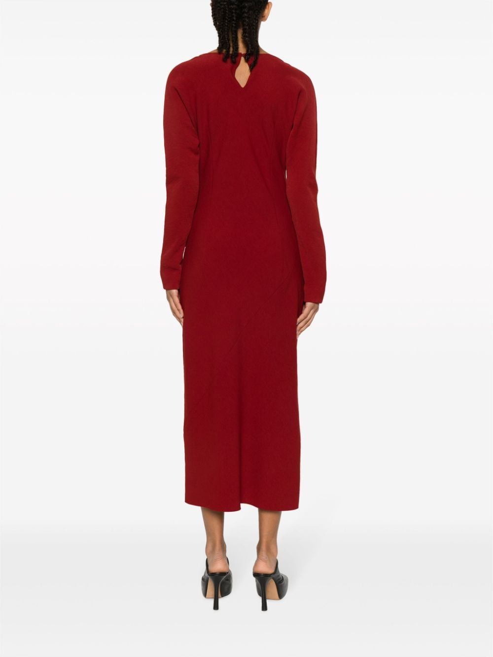 Dries Van Noten CREPE MIDI DRESS Size S / US 4 / IT 40 - 3 Thumbnail