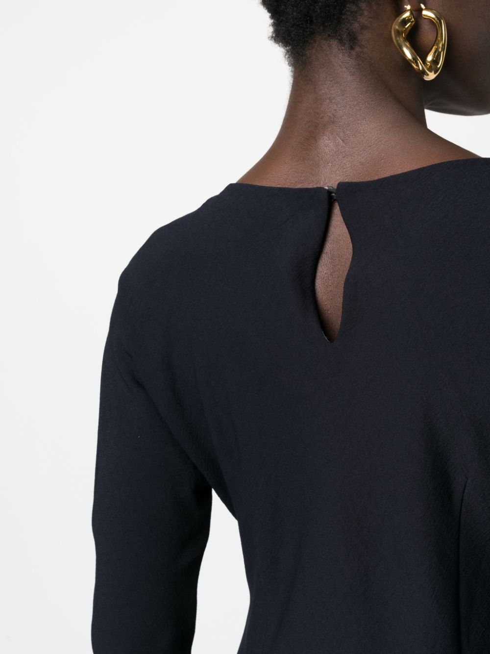 Dries Van Noten ROUND-NECK MIDI DRESS Size S / US 4 / IT 40 - 2 Thumbnail