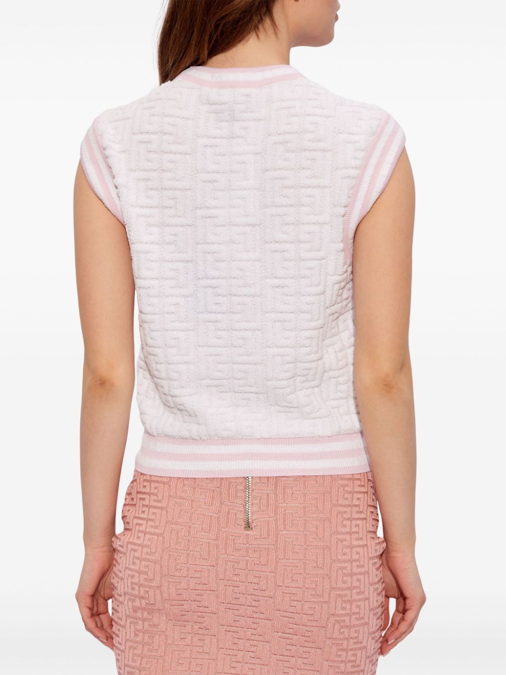 Balmain MONOGRAM LOGO TANK TOP Size S / US 4 / IT 40 - 5 Thumbnail