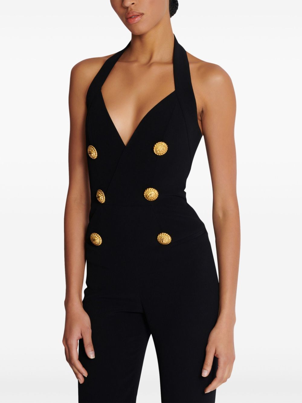 Balmain BUTTONED LONG JUMPSUIT Size S / US 4 / IT 40 - 5 Thumbnail