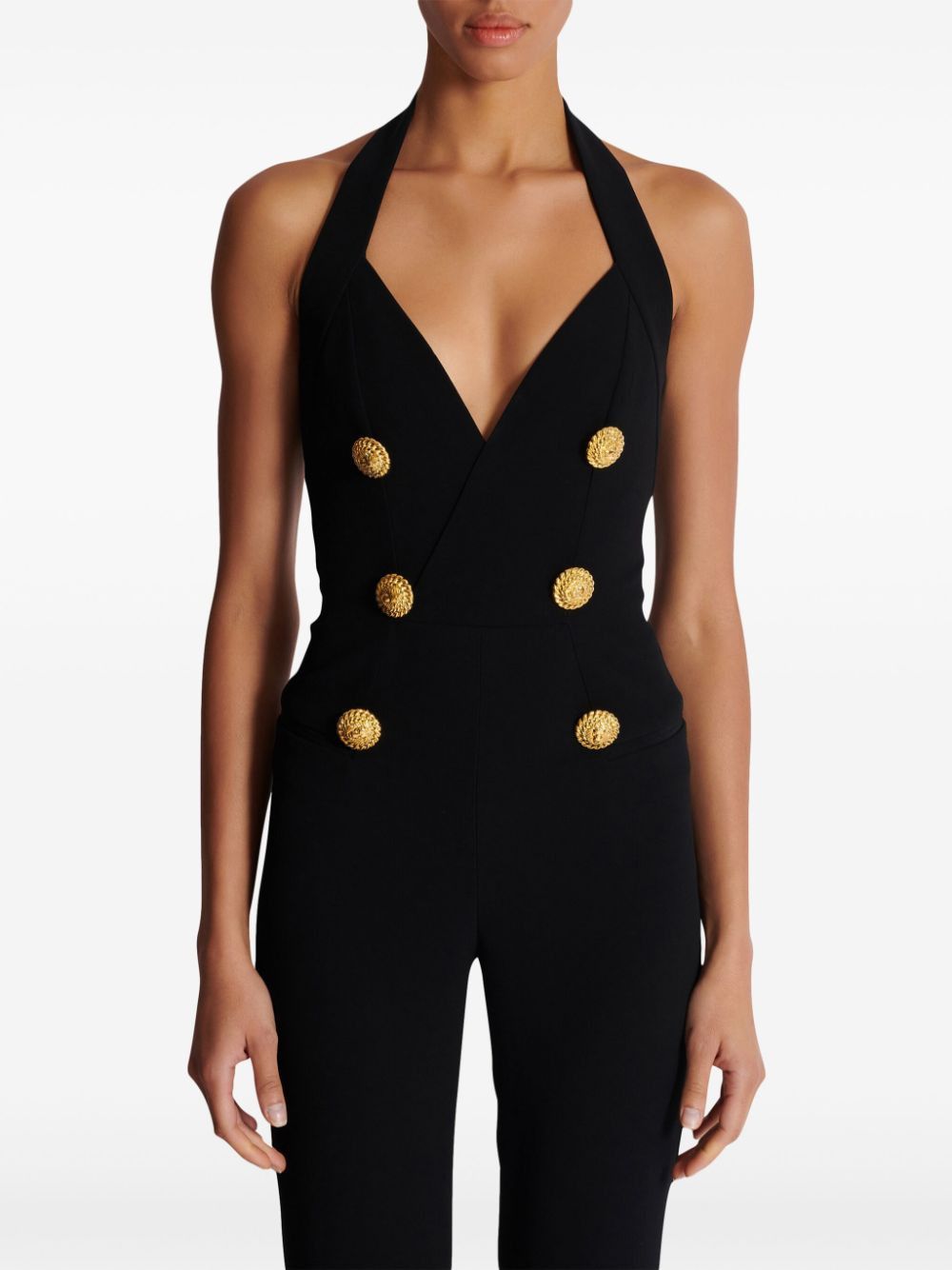 Balmain BUTTONED LONG JUMPSUIT Size S / US 4 / IT 40 - 6 Thumbnail