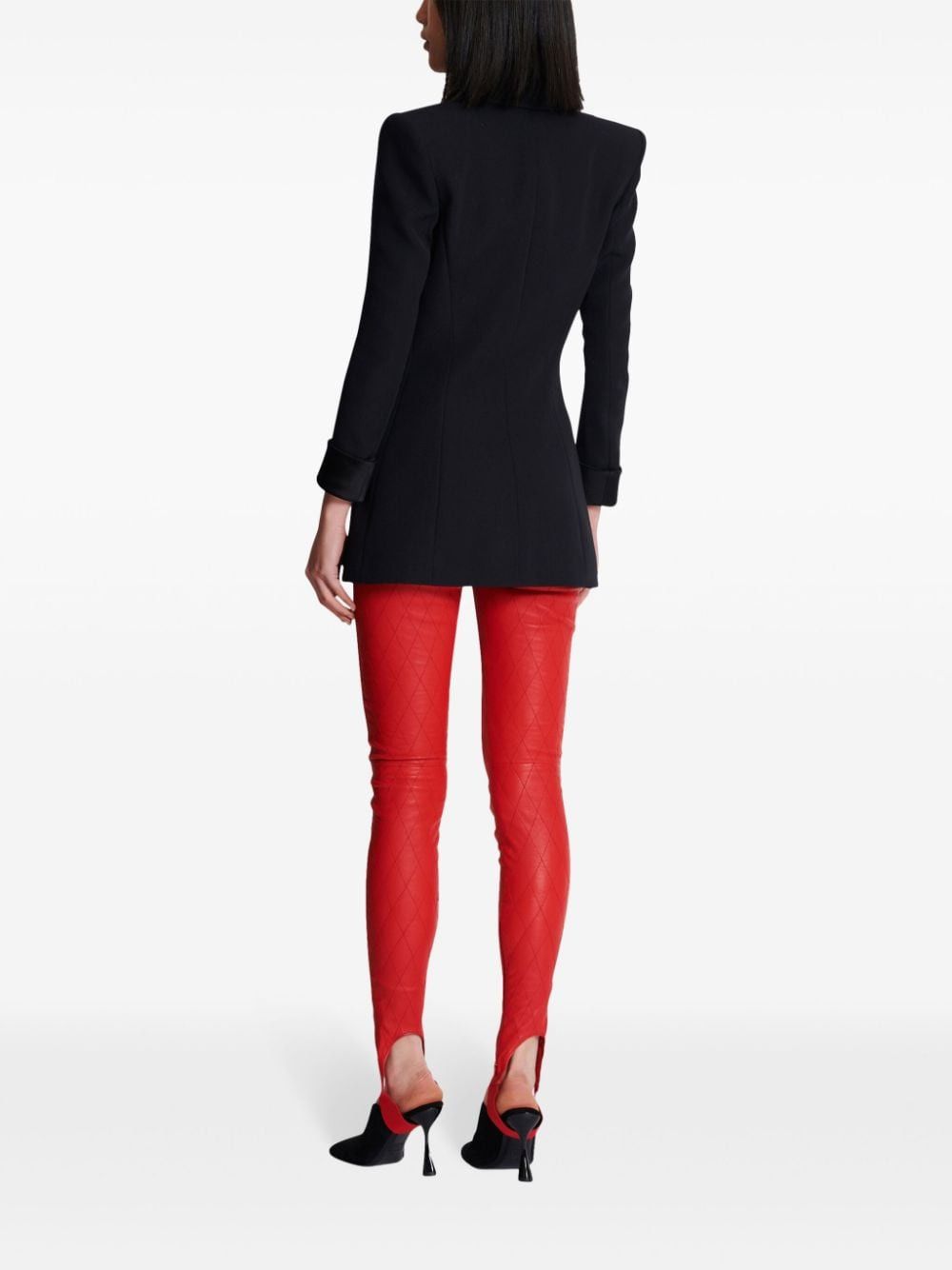 Balmain WOOL SINGLE-BREASTED BLAZER JACKET Size S / US 4 / IT 40 - 4 Thumbnail