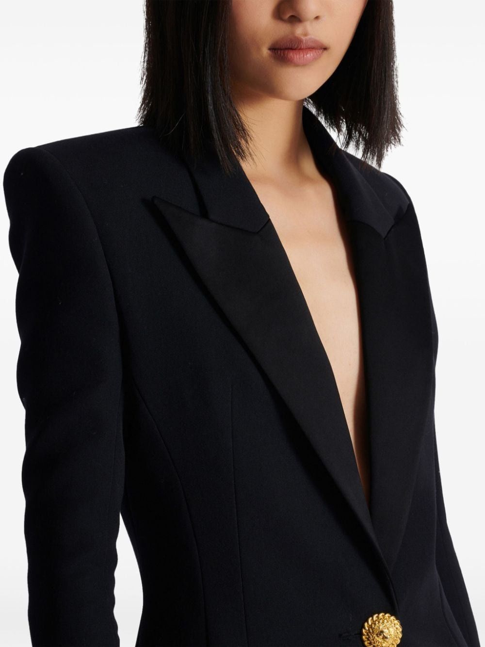 Balmain WOOL SINGLE-BREASTED BLAZER JACKET Size S / US 4 / IT 40 - 6 Thumbnail