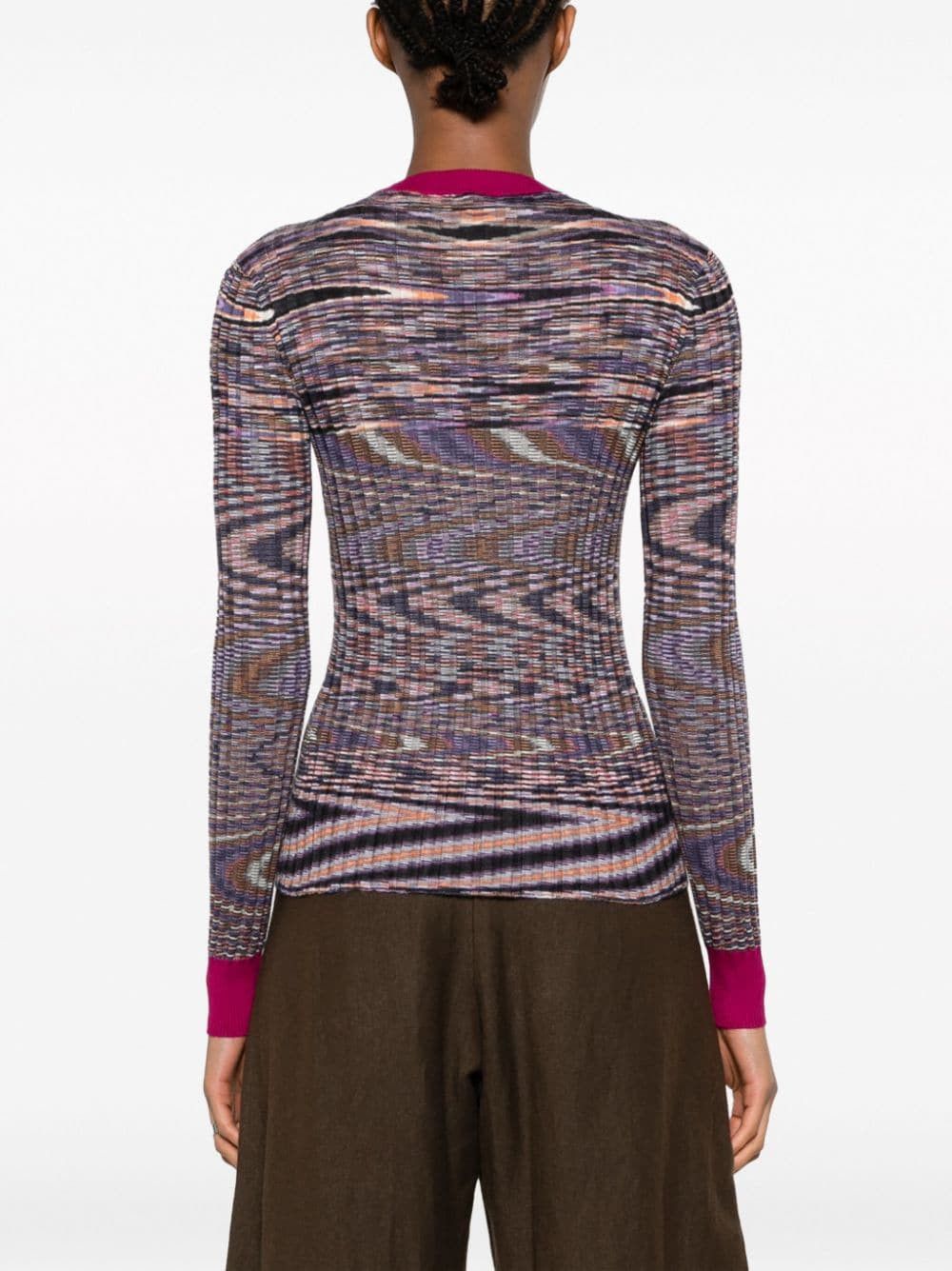 Missoni CASHMERE AND SILK BLEND SWEATER Size S / US 4 / IT 40 - 3 Thumbnail