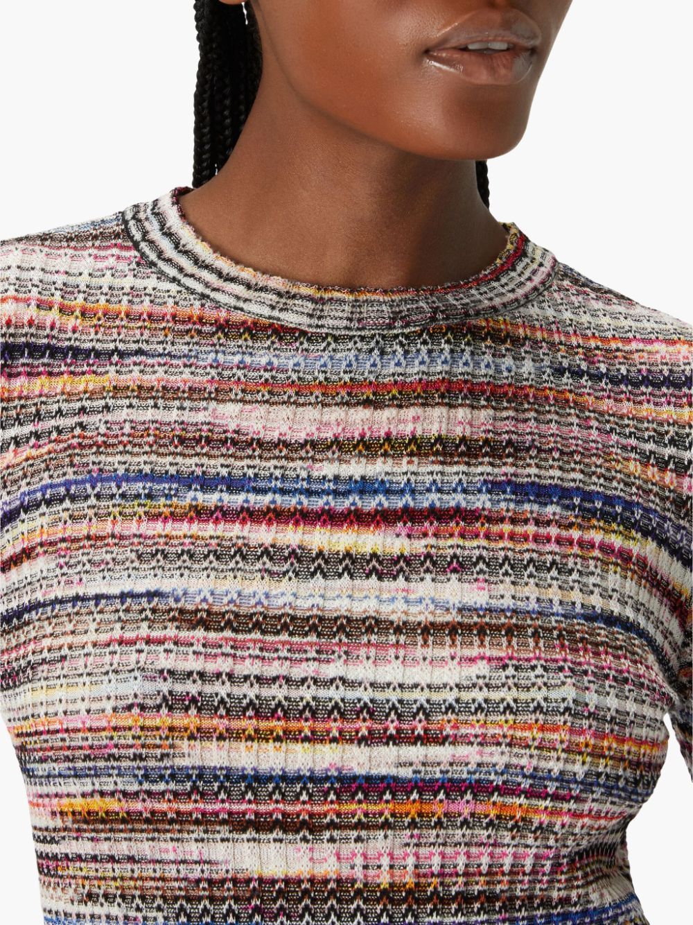 Missoni STRIPED SHORT DRESS Size S / US 4 / IT 40 - 2 Thumbnail