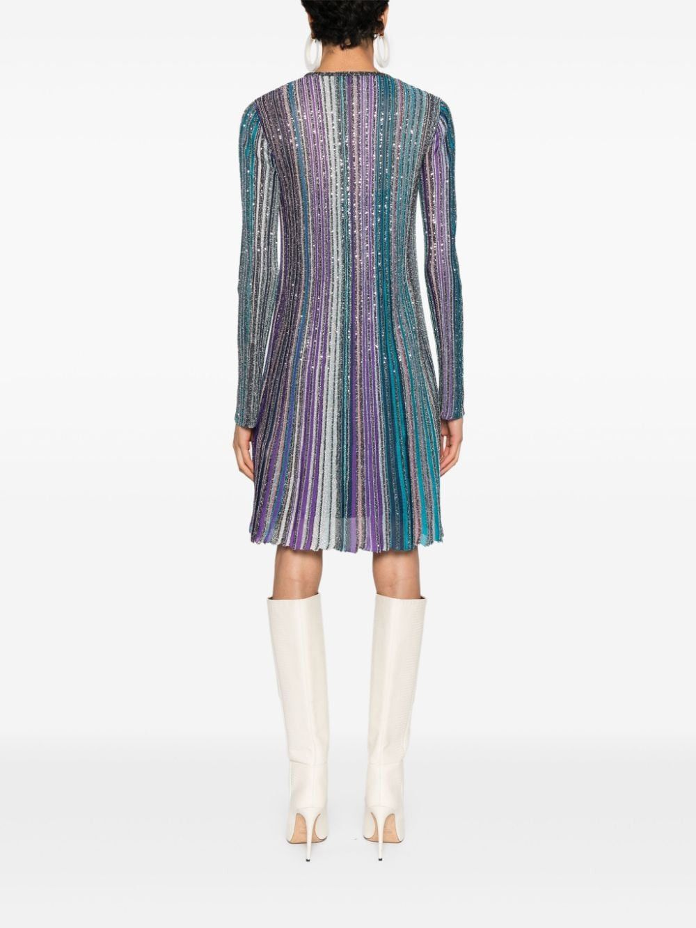 Missoni STRIPED SHORT DRESS Size S / US 4 / IT 40 - 3 Thumbnail