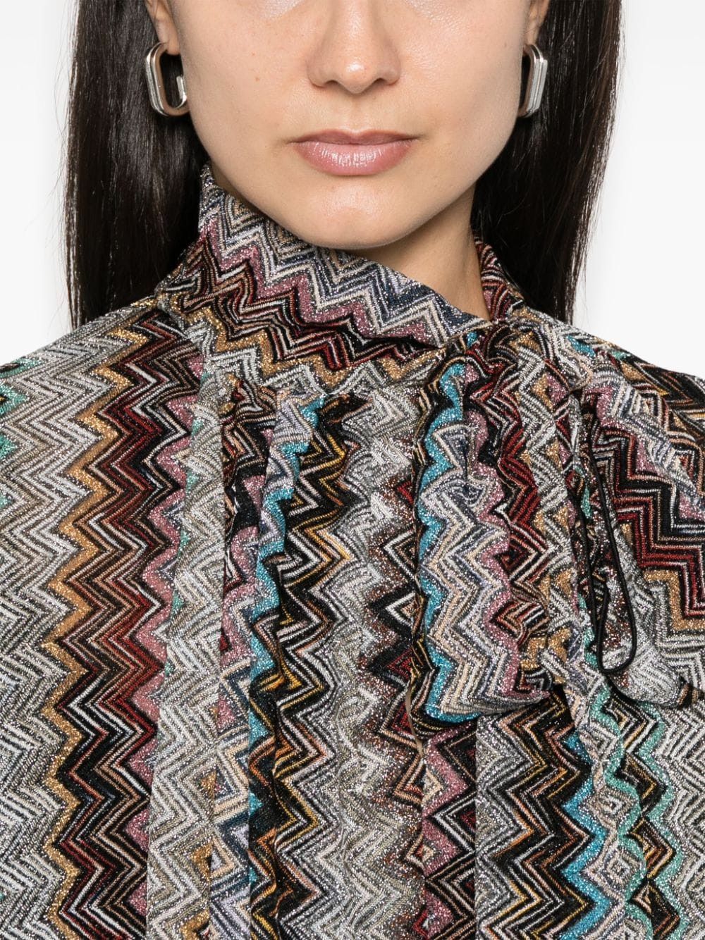 Missoni ZIG ZAG MOTIF SHORT DRESS Size S / US 4 / IT 40 - 3 Thumbnail