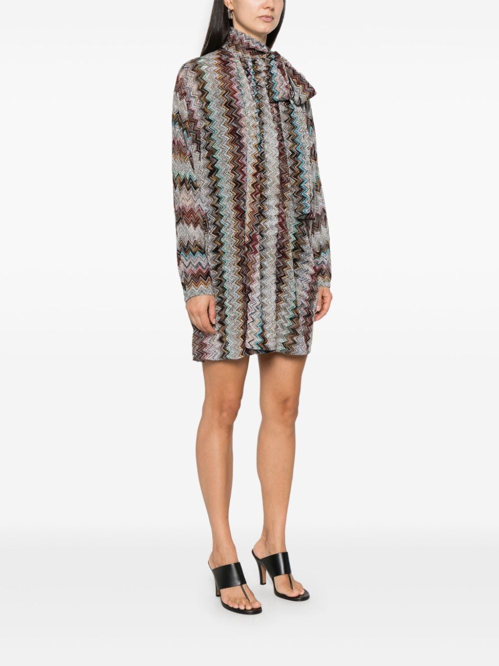 Missoni ZIG ZAG MOTIF SHORT DRESS Size S / US 4 / IT 40 - 2 Thumbnail