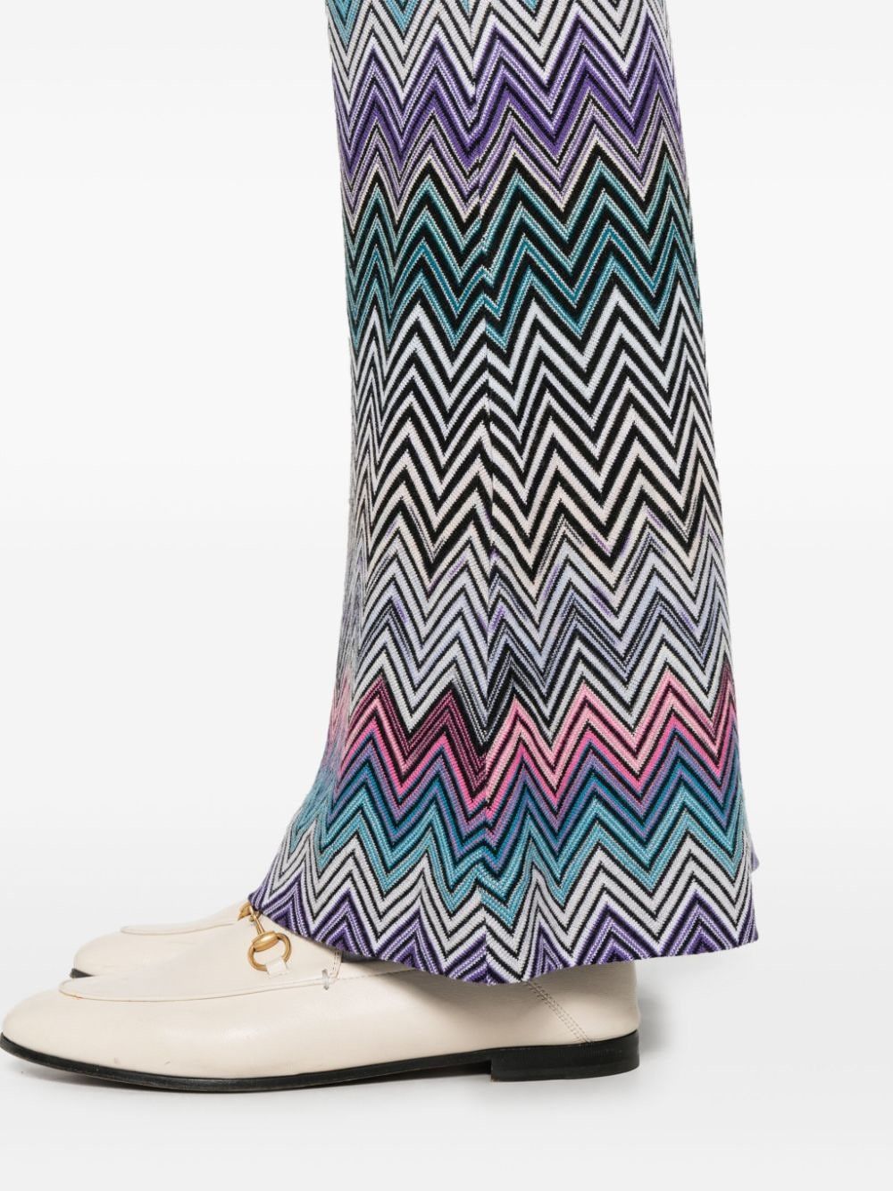 Missoni ZIG ZAG MOTIF WOOL TROUSERS Size 27" / US 4 / IT 40 - 4 Thumbnail