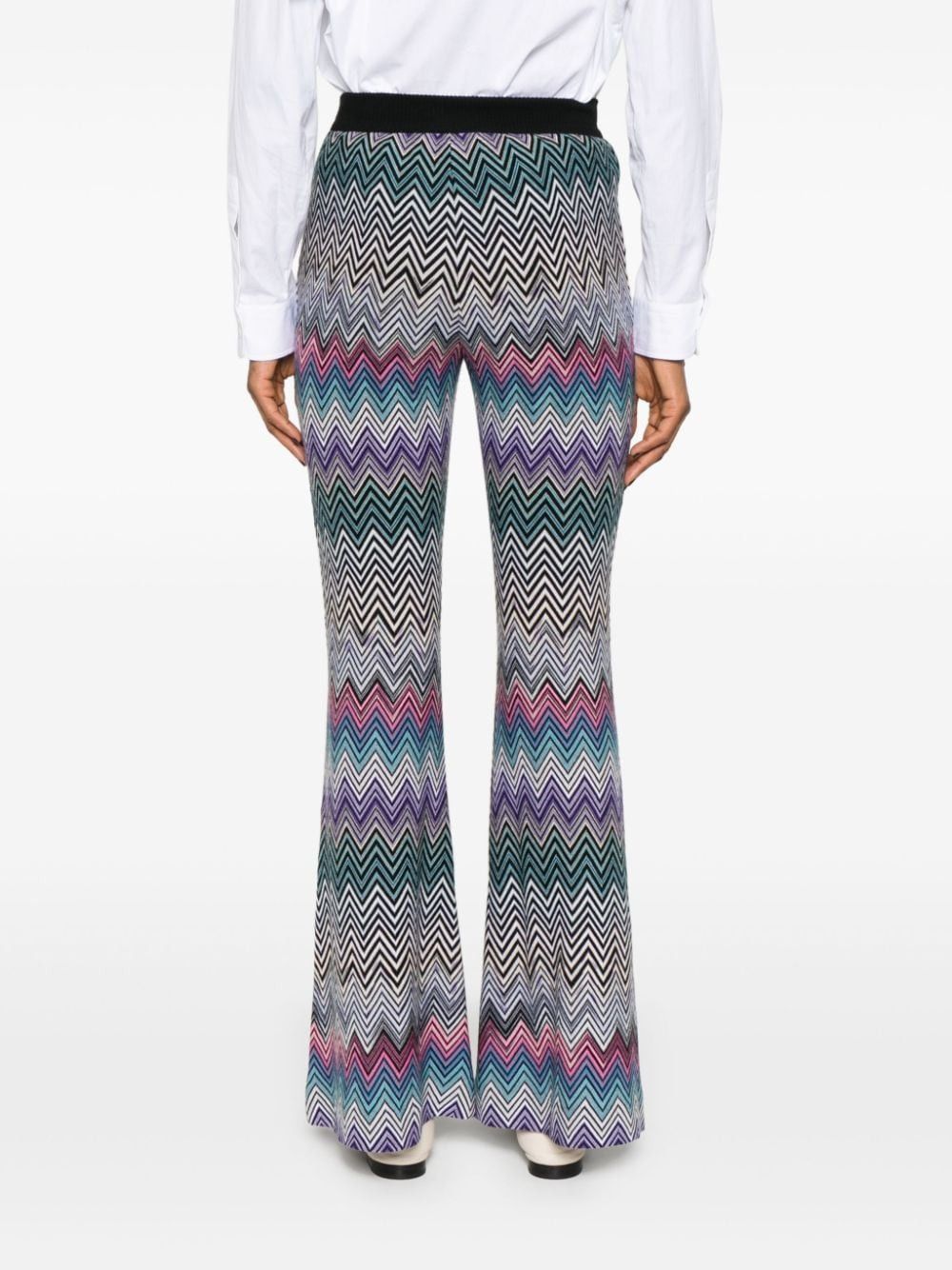 Missoni ZIG ZAG MOTIF WOOL TROUSERS Size 27" / US 4 / IT 40 - 2 Thumbnail