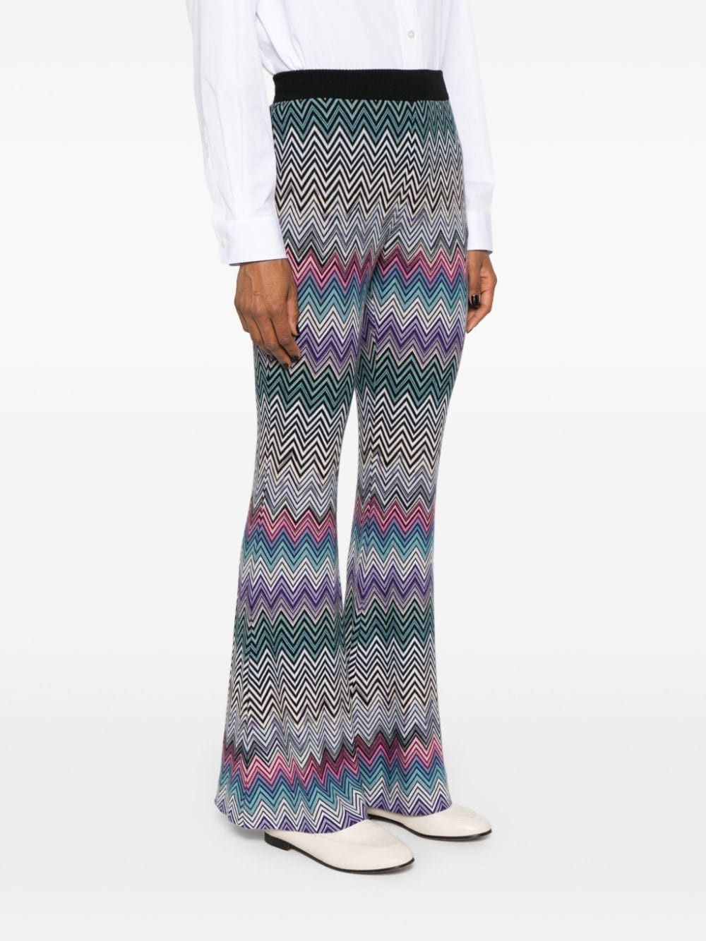 Missoni ZIG ZAG MOTIF WOOL TROUSERS Size 27" / US 4 / IT 40 - 5 Thumbnail