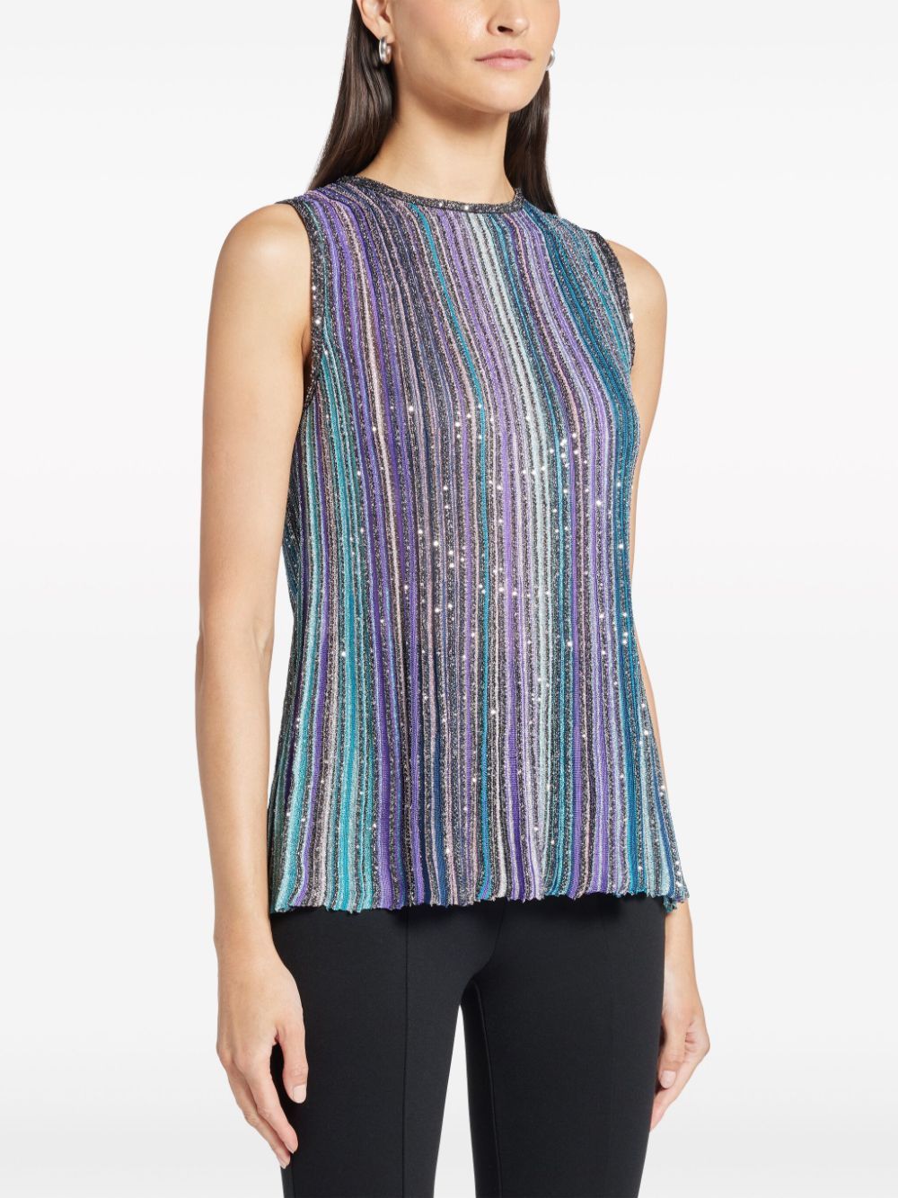 Missoni STRIPED TANK TOP Size S / US 4 / IT 40 - 4 Thumbnail