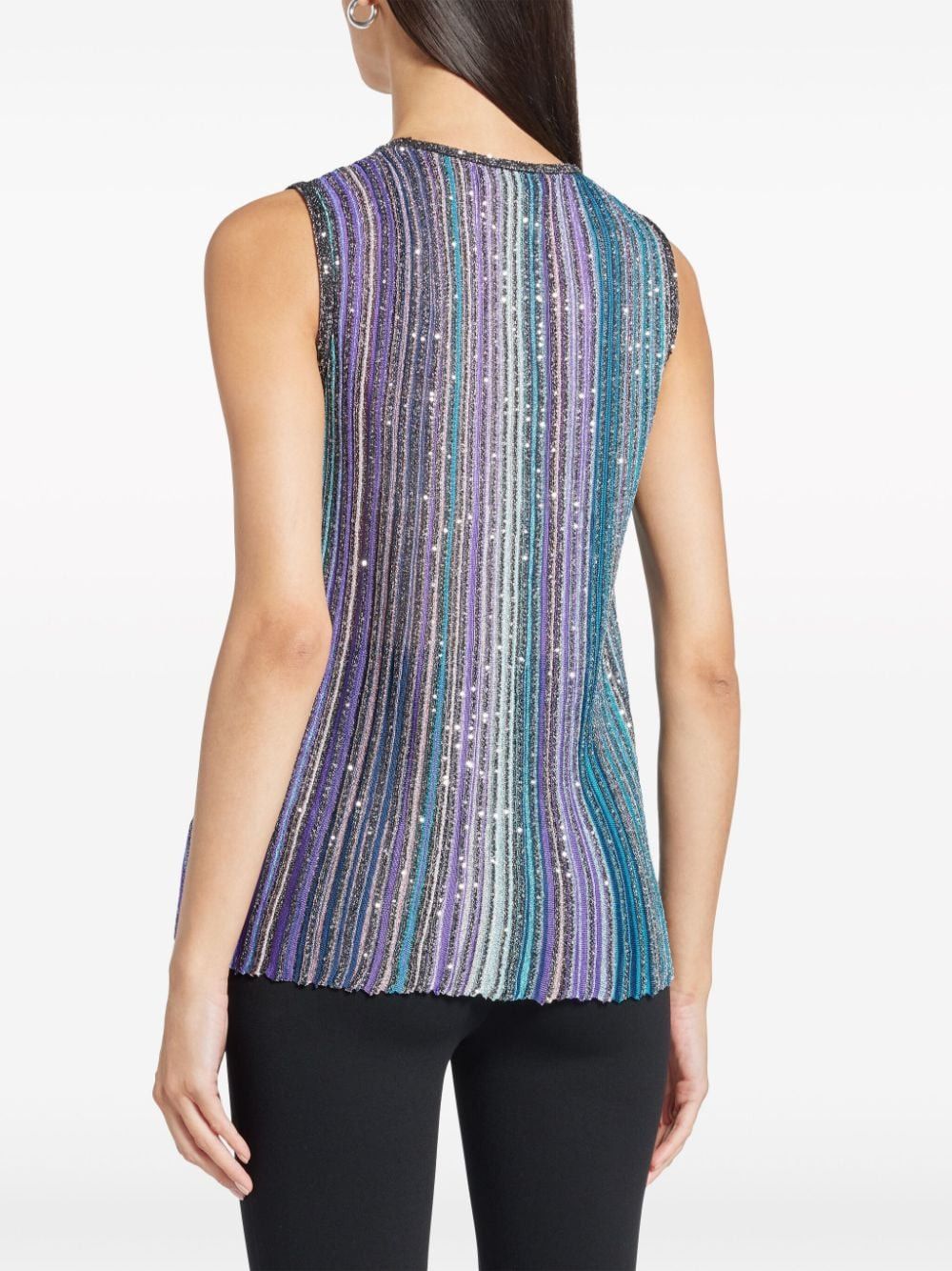 Missoni STRIPED TANK TOP Size S / US 4 / IT 40 - 3 Thumbnail