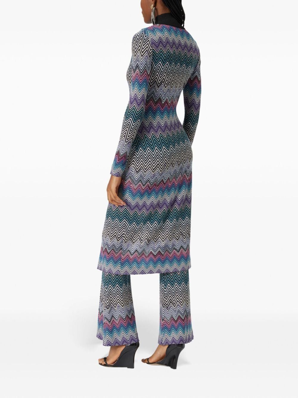 Missoni ZIG ZAG MOTIF WOOL CARDIGAN Size S / US 4 / IT 40 - 4 Thumbnail